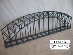 1-gleis. Bogenbrücke - 34,5 cm TT