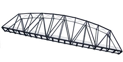 1-gleis.Bogenbrücke Länge 50 cm TT