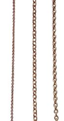 Kette aus Messing (Mikroketten), Länge: 1m