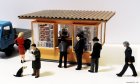 Lasercut Bausatz Zeitungs- Post-kiosk Nenngröße H0 (1:87)