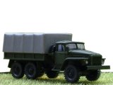 Hädl 124101 - TT LKW Ural 375 Pritsche/ offene Plane NVA