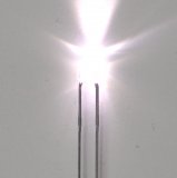LED -weiß - bedrahtet, Ø 1,8mm 