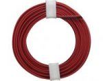 Zwillingslitze - rot/schwarz Querschnitt 2x 0,14 mm² Länge 50 m