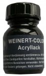 Weinert Color -Acryllack tiefschwarz matt 25ml