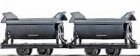 2 field truck tippers, gauge 6,5mm (H0f)