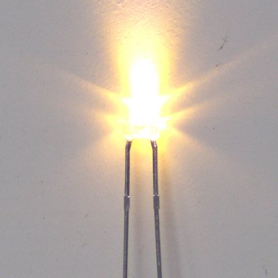 1x LED -warmweiss - bedrahtet-  Ø1,8mm  