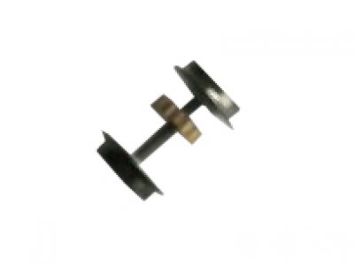 H0 Radsatz( D: 11,5mm) mit Ritzel, ohne Haftreifen Spur H0