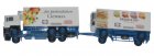 MAN truck with refrigerated trailer, H0