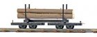 Busch 12222 Feldbahn Drehschemel Langholzwagen Rungenwagen) H0f