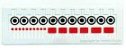 Ferrotrain Zugschlusssignale u. Haltetafeln Nenngr. H0