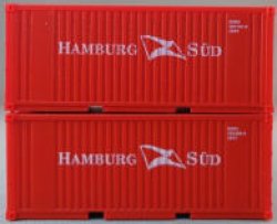 2 Stück 20" Container "Hamburg-Süd" - TT