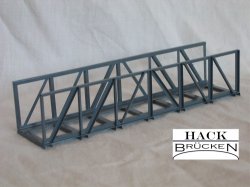 Eingleisige Vorflutbrücke, 17,5 cm, Spur TT