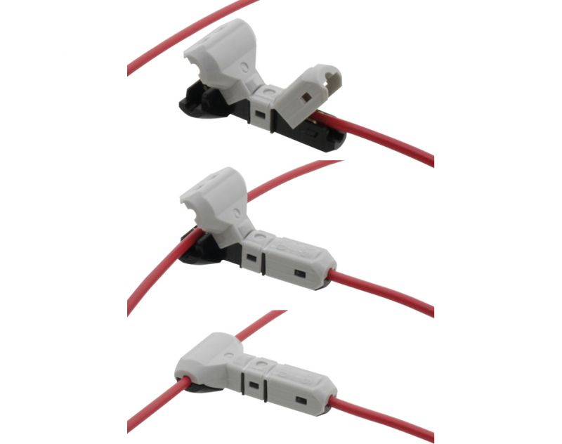 Donau Elektronik 1x Abzweig- / Schneid-Klemm-Verbinder 0,6 - 1,0 mm²