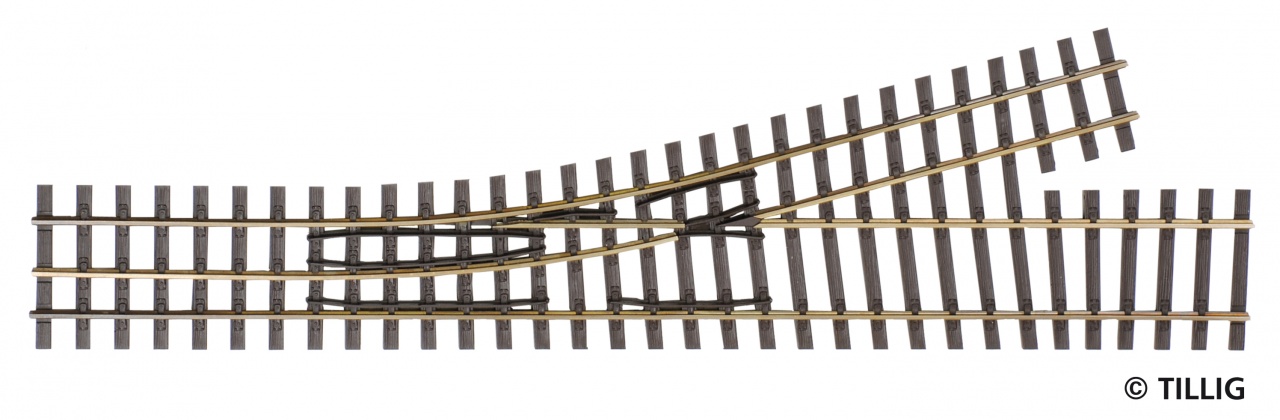 Tillig 85182  Abzweig HO-HOe links