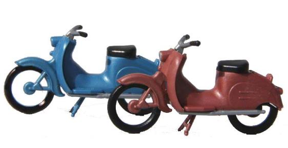 KRES Set 2 Stück Mopeds KR50, H0