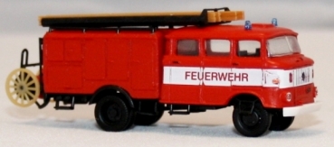 TT-Feuerwehr IFA W50L LF16 mit Bauchbinde, Schlauchhaspel, Nenngröße TT