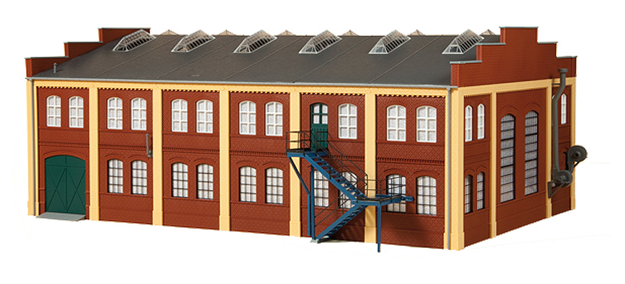Auhagen 11422 - H0 Werkhalle, Bausatz Nenngröße H0 (1:87)