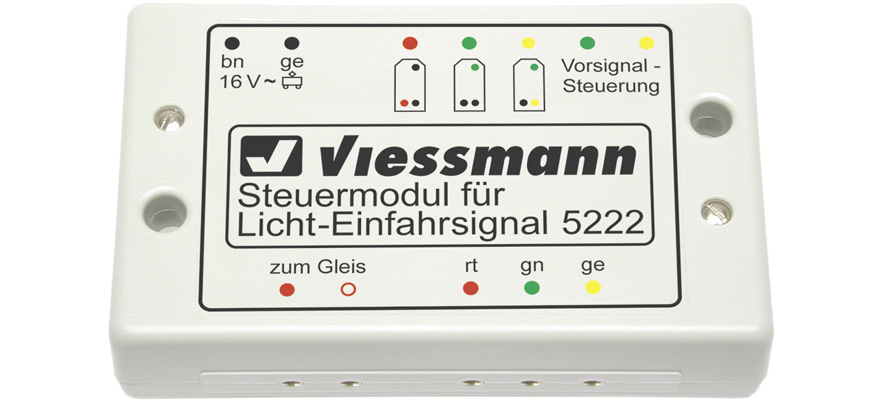 Viessmann 5222 Steuermodul für Licht Einfahrsignale - für alle Nenngrößen