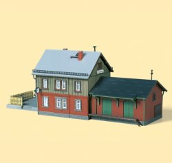 Auhagen 13275- TT Empfangsgebäude Bahnhof Hagenau - Bausatz Nenngröße TT