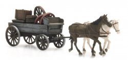 Artitec 387.286 Fertigmodell Pferdefuhrwerk mit Ladung, H0