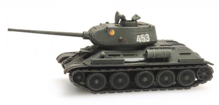 Artitec 6120005 Fertigmodell Panzer T 34/85 NVA, Nenngr. TT