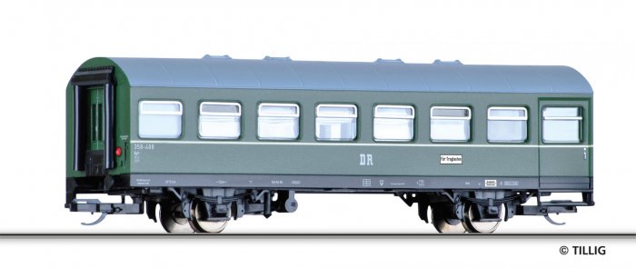 Tillig 13231 Reko Personenwagen m. Traglastenabteil Bgtr, DR Ep. III, Spur TT   