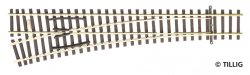 Tillig 83332 - Tillig 83331- TT Linksweiche EW2, 166mm, 15°,
