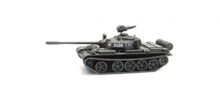 Artitec 6120006 Fertigmodell Panzer T-55A NVA, Eisenbahntransport Nenngröße TT
