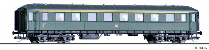 Tillig Reisezugwagen (Eilzugwagen) 1. Klasse A4ü, DR Ep.III Spur TT