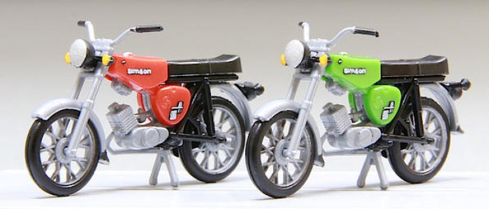 Kres 10151 -  2 Stück Mopeds Simson S51, Nenngröße H0