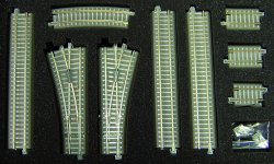 Tillig 01833 -TT  Bettungsgleissystem- Gleiserweiterungsset "Bahnhof" Spur TT