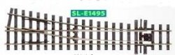 Peco H0m Schmalspur gerade Rechtsweiche , Code 75 Nenngröße H0m