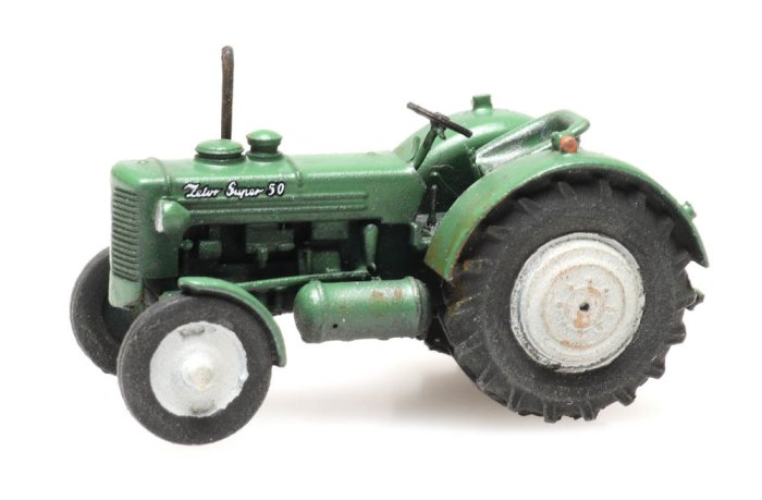 Artitec 387.420- H0 Fertigmodell Traktor Zetor 50, Nenngröße H0