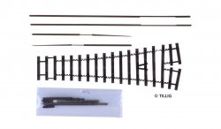 Tillig 85640 - Bausatz Schmalspurweiche W1 EW/BW 18' rechts/links , Nenngröße H0m