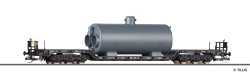 Tillig 95015 - TT Tiefladewagen SSt 66 mit Ladegut Dampfkessel, DR, Ep.III, Spur TT 