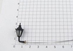 1x LED Wandlaternen, Lichtfarbe warmweiß, anschlussfertig  Nenngröße TT