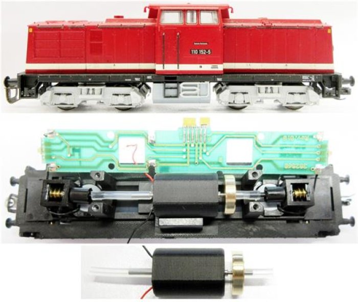 TT Motorisierungssatz für Tillig BR 110 / V 100, Spur TT