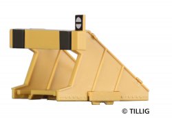 Tillig 85512 Bausatz für 4 Prellböcke, gelb für ELITE-Gleissystem, Spur H0, Spurweite 16,5mm