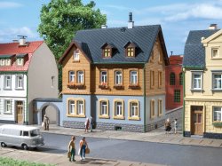 Auhagen 12258 -H0/ TT Bausatz Werkswohnhaus (1:100)