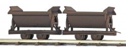 Busch 12215 - Fertigmodelle 2 Stück verrostete Kipploren, Nenngröße H0f, Spurweite 6,5mm
