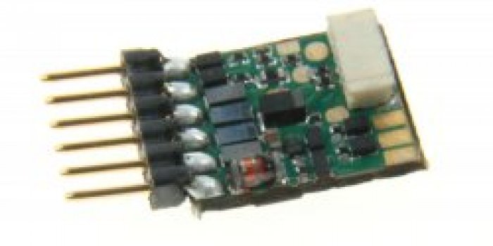 Uhlenbrock 73416 - Intelli Drive 2 - Mini Lokdecoder, 6 pol. Stecker NEM 651 