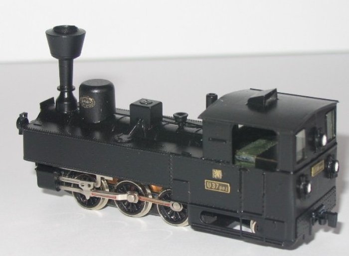 TTe Schmalspur Dampflok BR U37 ČSD (deutsch Typ U), Ätzteilbausatz Nenngröße TTe