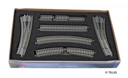 Tillig 01835 - TT Bettungsgleis Gleiserweiterungsset -Parallelkreis Teil 2-, Spur TT   Spur TT  