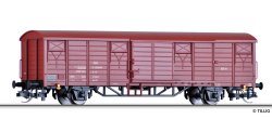 Tillig 17180 - TT- Gedeckter Güterwagen Gbs 1500, DR, Ep.IV, Spur TT