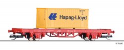 Tillig 17480 - TT - START Containertragwagen Lgs mit Container, DBAG, Ep.VI 