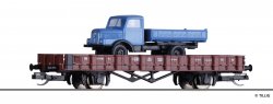 Tillig 14664 - TT Rungenwagen Ro mit H3A, DR, Ep.III 